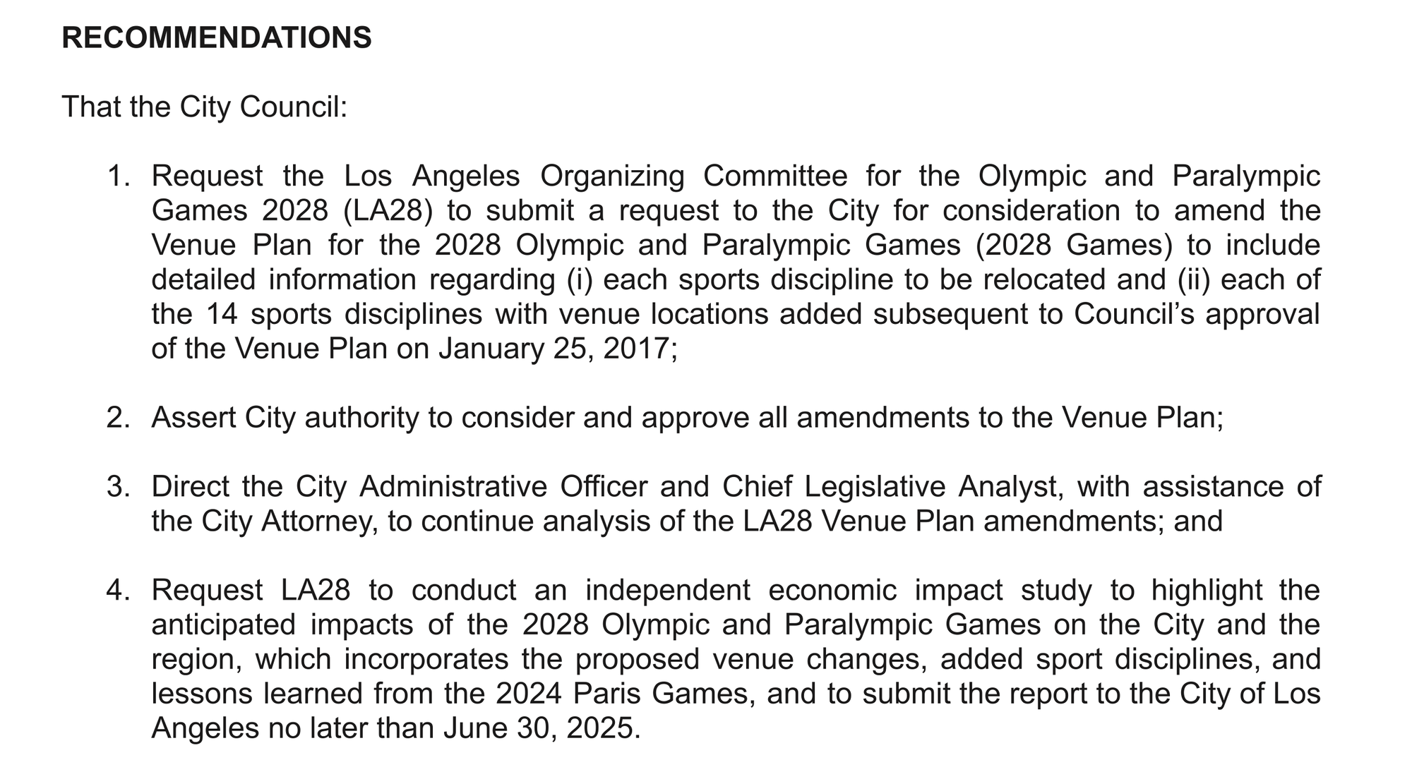 A chart entitled Sport Disciplines Added to the Sports Program with a long list of sports including baseball, cycling, skateboarding, softball, squash and cricket showing that these were added to the lineup for 2028 after the bid was approved